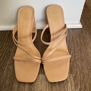 Nude Strappy Heels